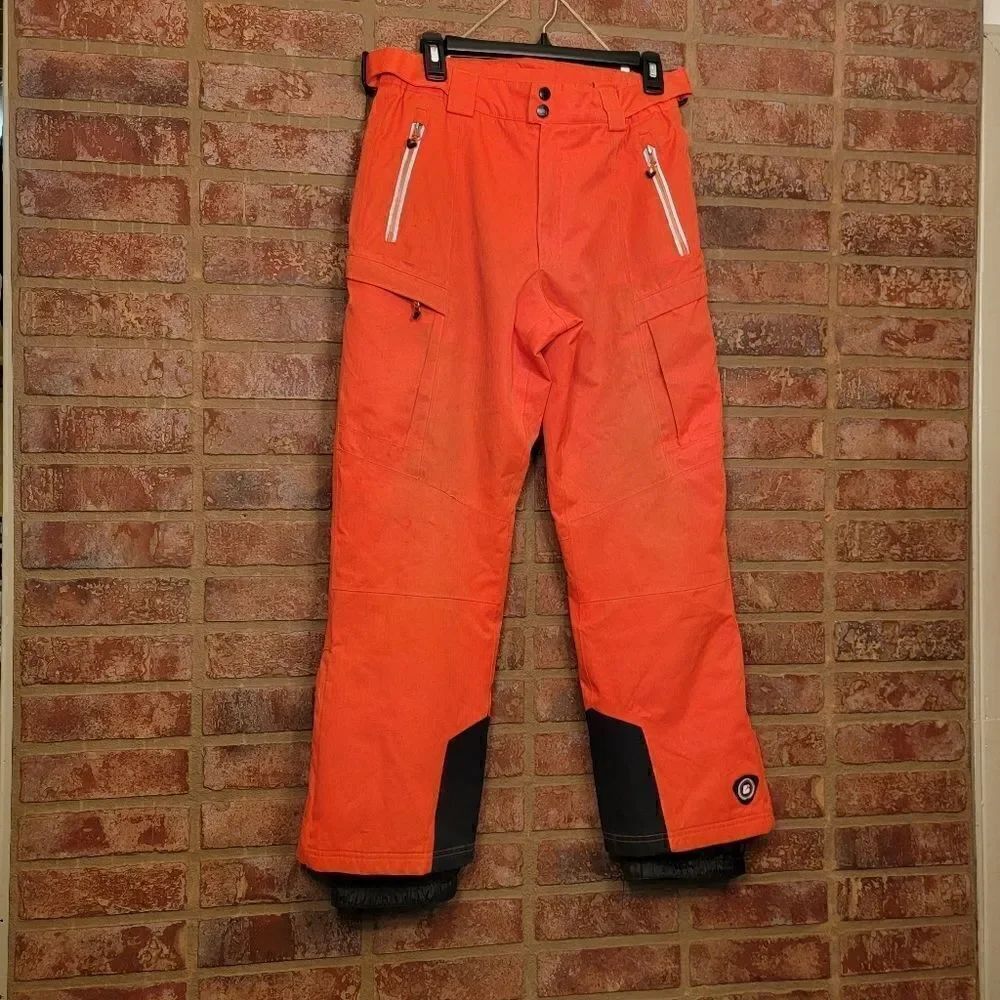 Killtec level 3 ski snowboard pants orange size 14